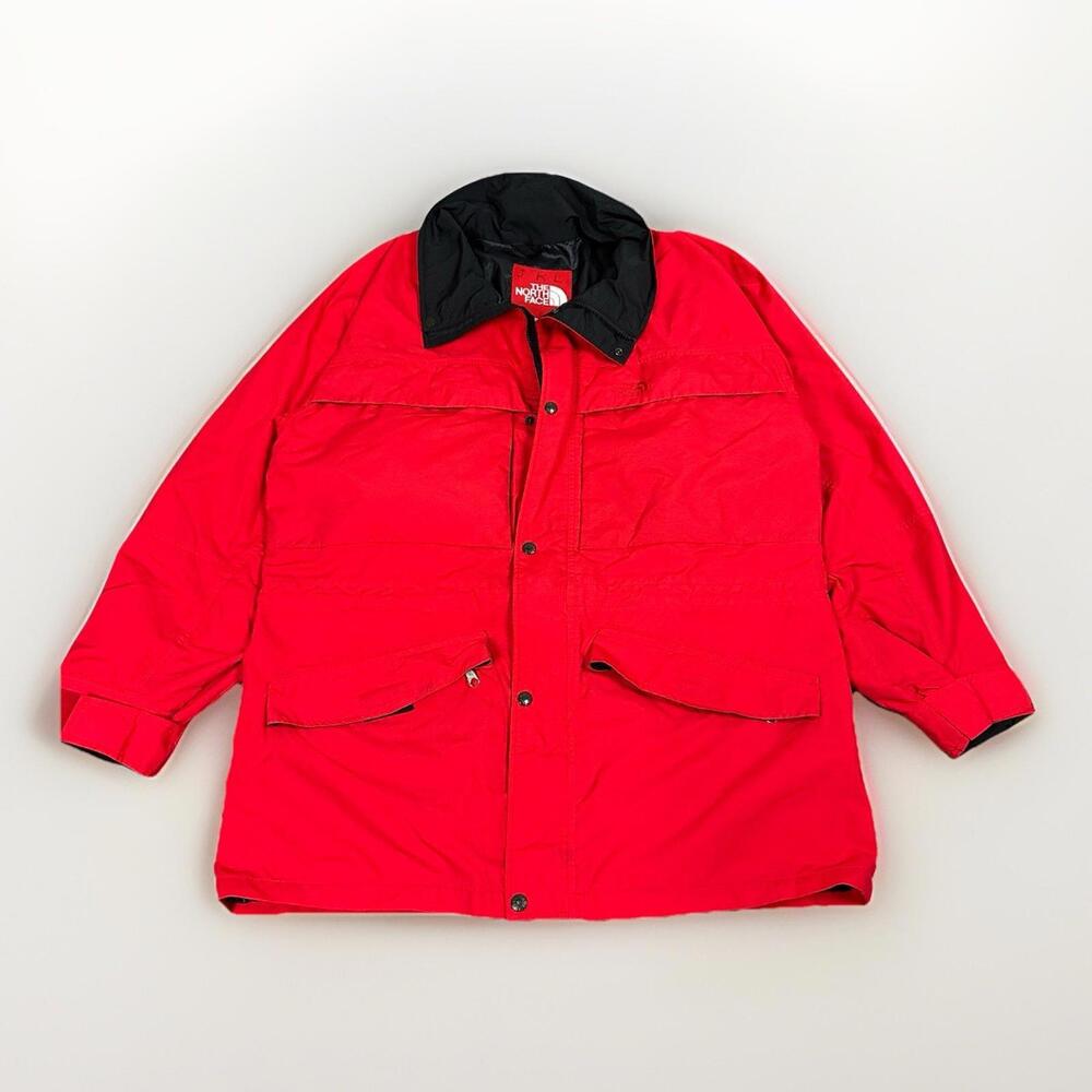 VTG 90s The North Face Gore-Tex Mountain Parks Light Ski Jacket Large Red Chore